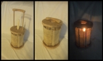 Medieval Rawhide Candle Lantern
